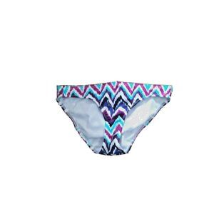 Athleta Women’s Swim Bottom Large Multicolor Chevron Print